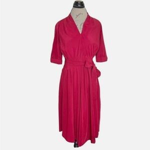 🌷Alex Marie Burgundy Long Sleeve Dress sz:4 💐🌷